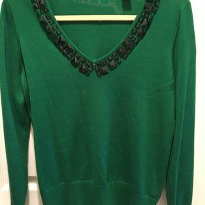 LIZ CLAIBORNE V NECK SWEATER